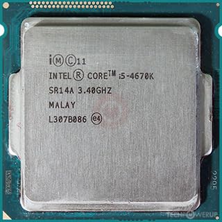 Core i5-4670K Desktop Processor, 3.40GHz, 6MB Socket LGA 1150 Quad-Core CPU akstar